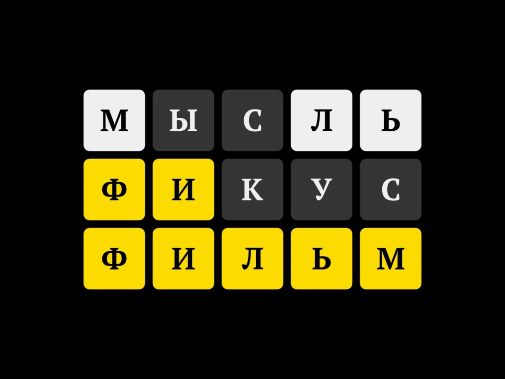 Частотность употребления существительных из 5 букв